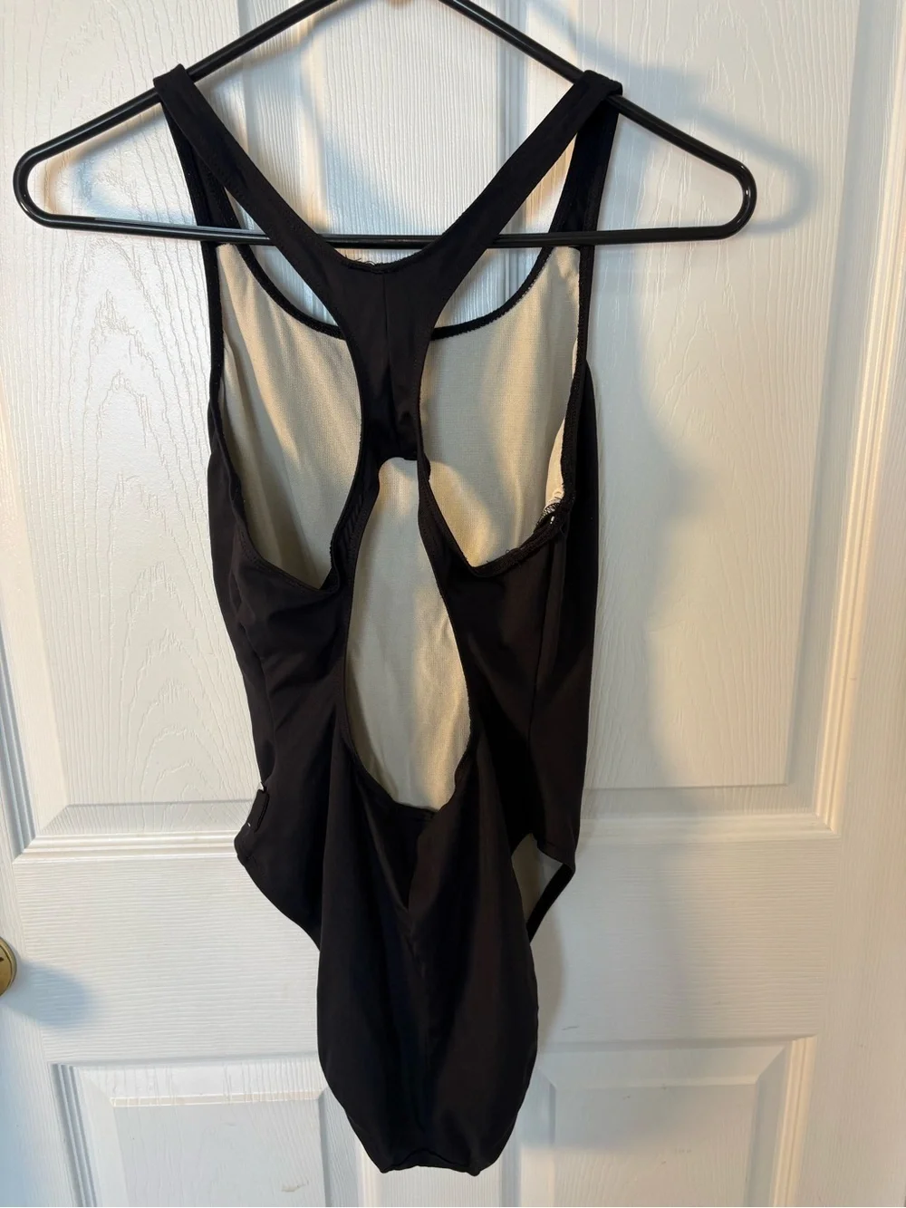 Nautica Black One-Piece Swimsuit with Crisscross Back